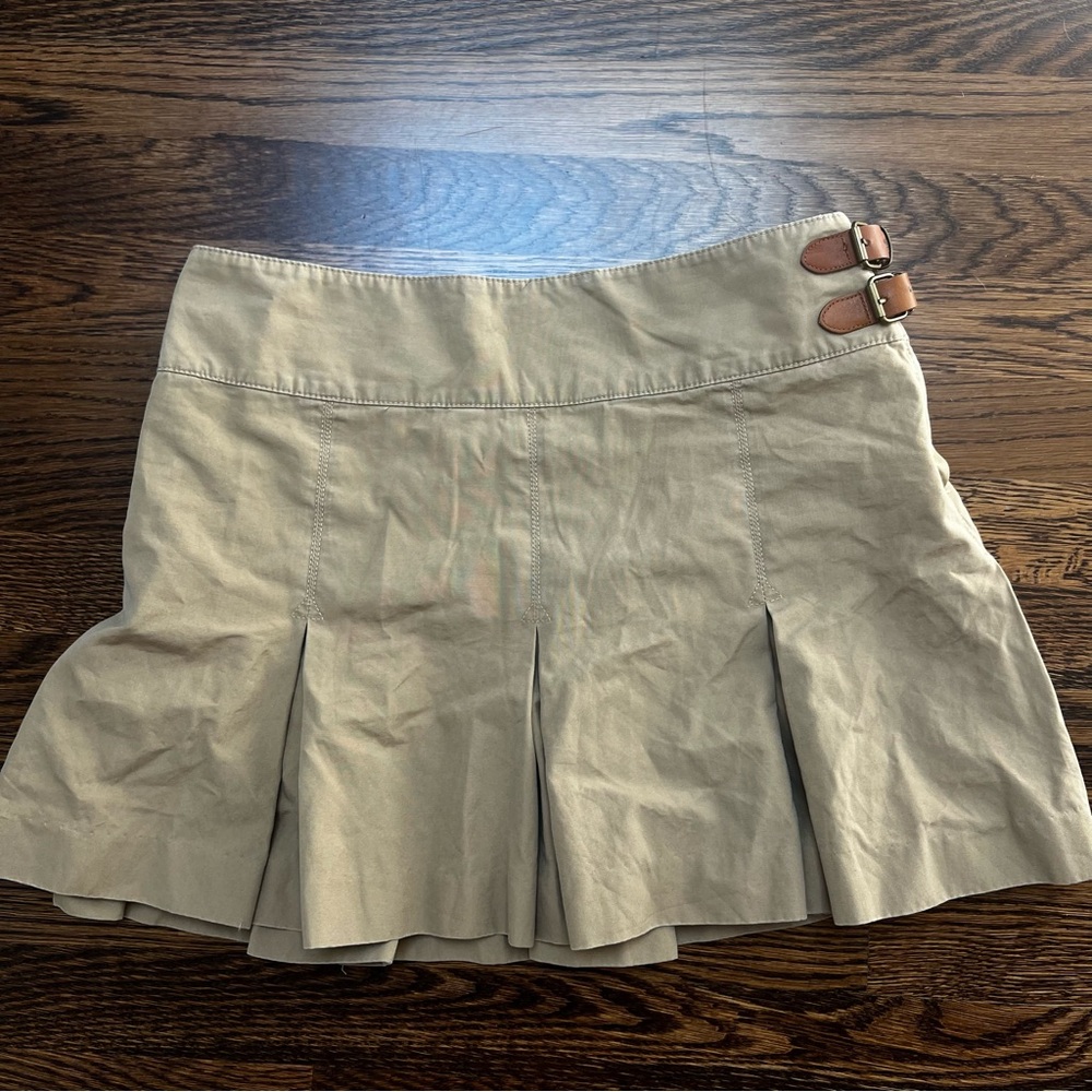 Ralph Lauren double buckle skirt